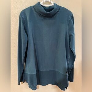 Ariat® Ladies R.E.A.L.™ Funnel Sweater Dark Teal, Sz XL EUC